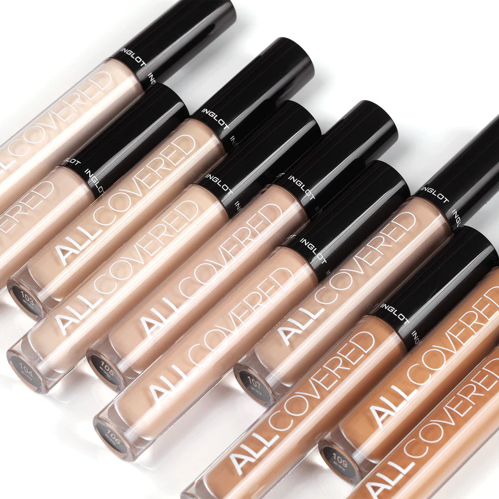 Inglot All Covered Concealer, all shades