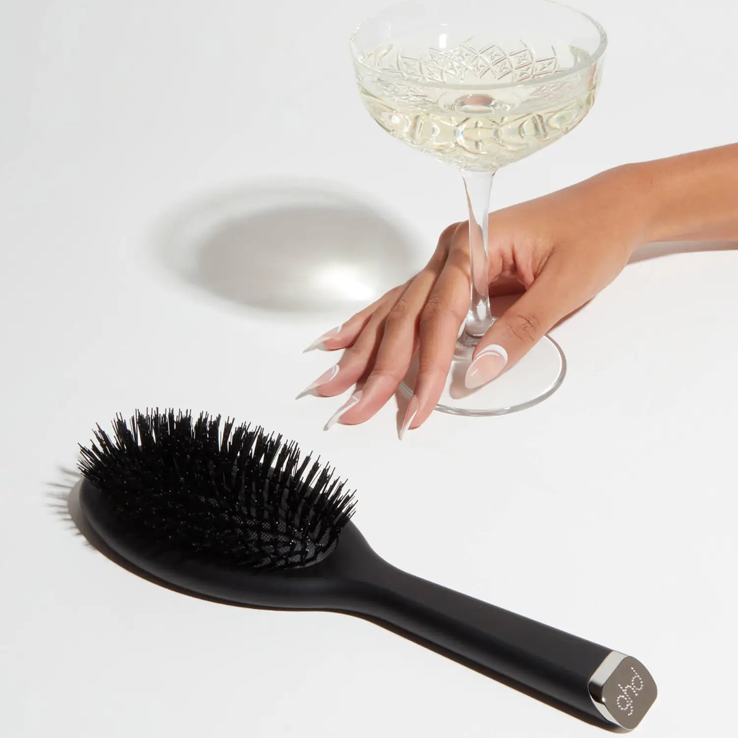 Model with ghd The Dresser - Oval Dressing Brush