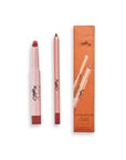 Makeup Revolution X Soph Lip Set - Toffee drizzle, with packaging