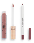 Makeup Revolution Fantasy Lip Kit - Air, products open