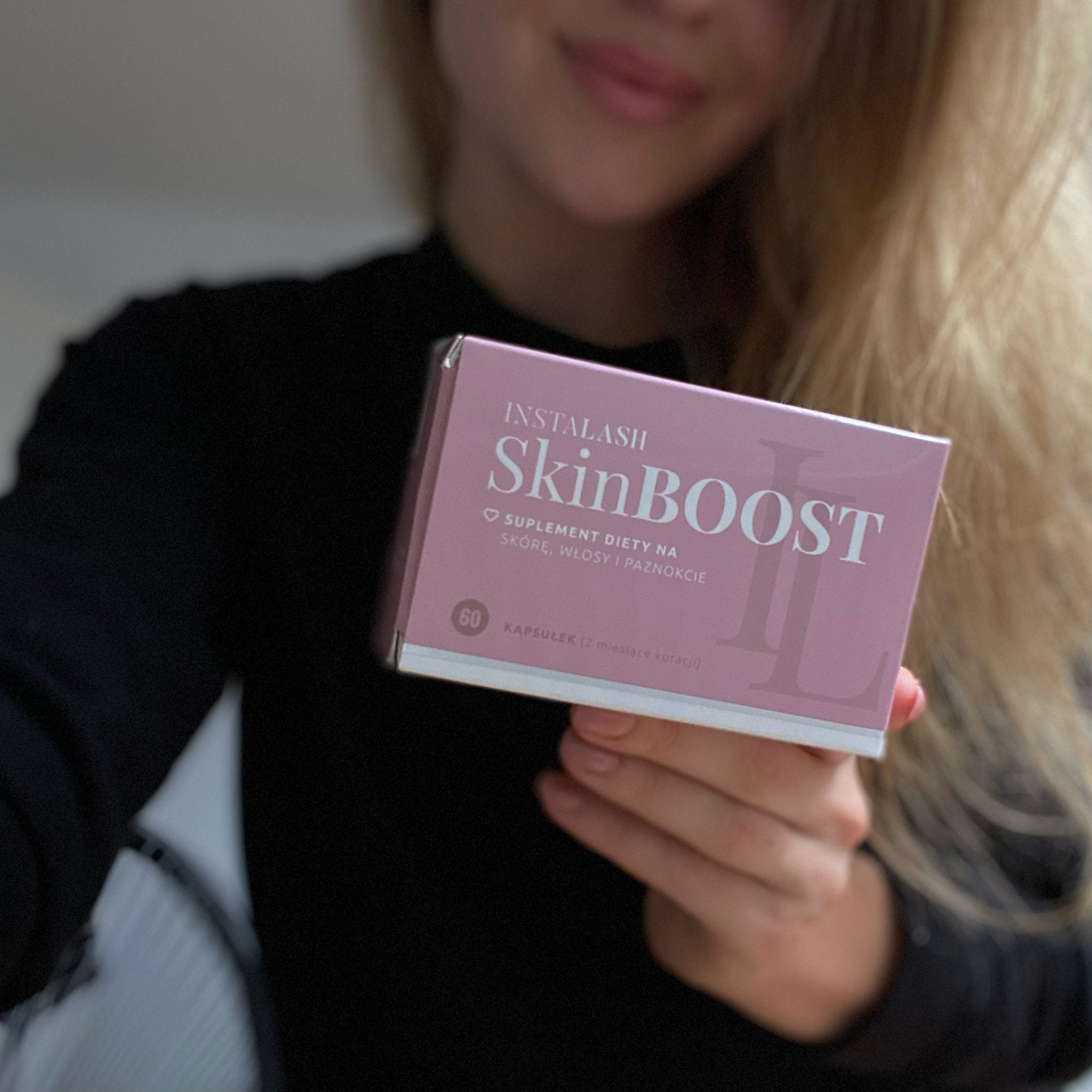 Instalash SkinBOOST – Dietary Supplement for Skin, Hair, Eyelashes & Nails 60 capsules, packaging