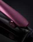 Close of hinge of ghd Cherry Chic Gold Hair Straightener