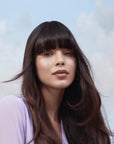 Model who uses Alfaparf Milano Semi Di Lino Brunette Anti-Orange range