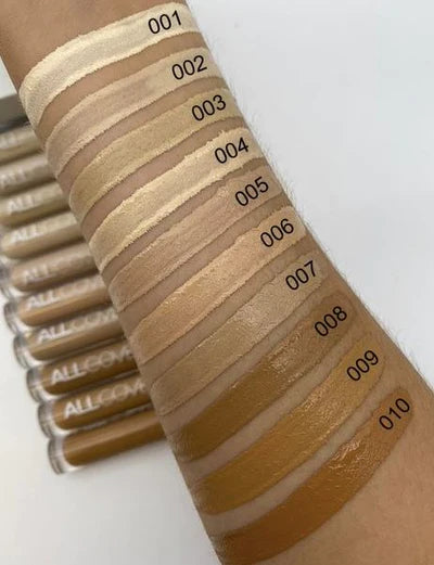 Inglot All Covered Concealer, swatches on arm