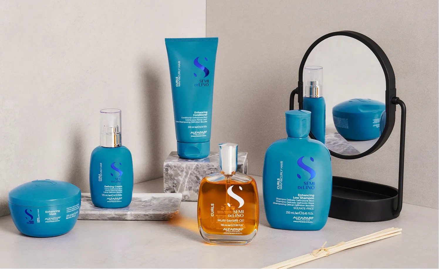 Alfaparf Milano Semi Di Lino Curls Enhancing Low Shampoo and conditioner