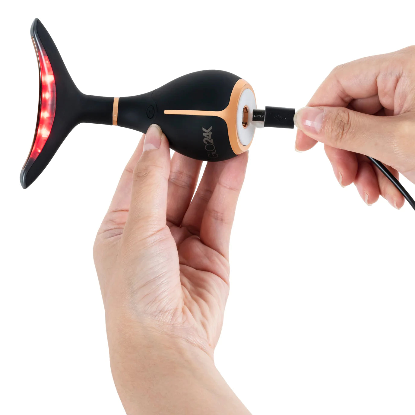 Charging GLO24K Skin Rejuvenation Beauty Device