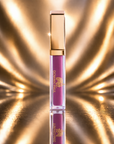 Dominic Paul Matte Liquid Lipstick Lee in gold background