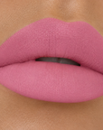 Dominic Paul Matte Liquid Lipstick lip swatch of Patong