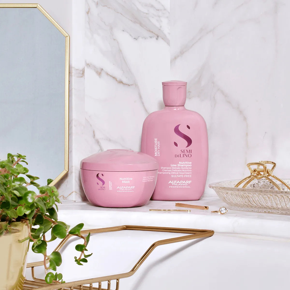 Alfaparf Milano Semi Di Lino Moisture Nutritive Shampoo & Mask