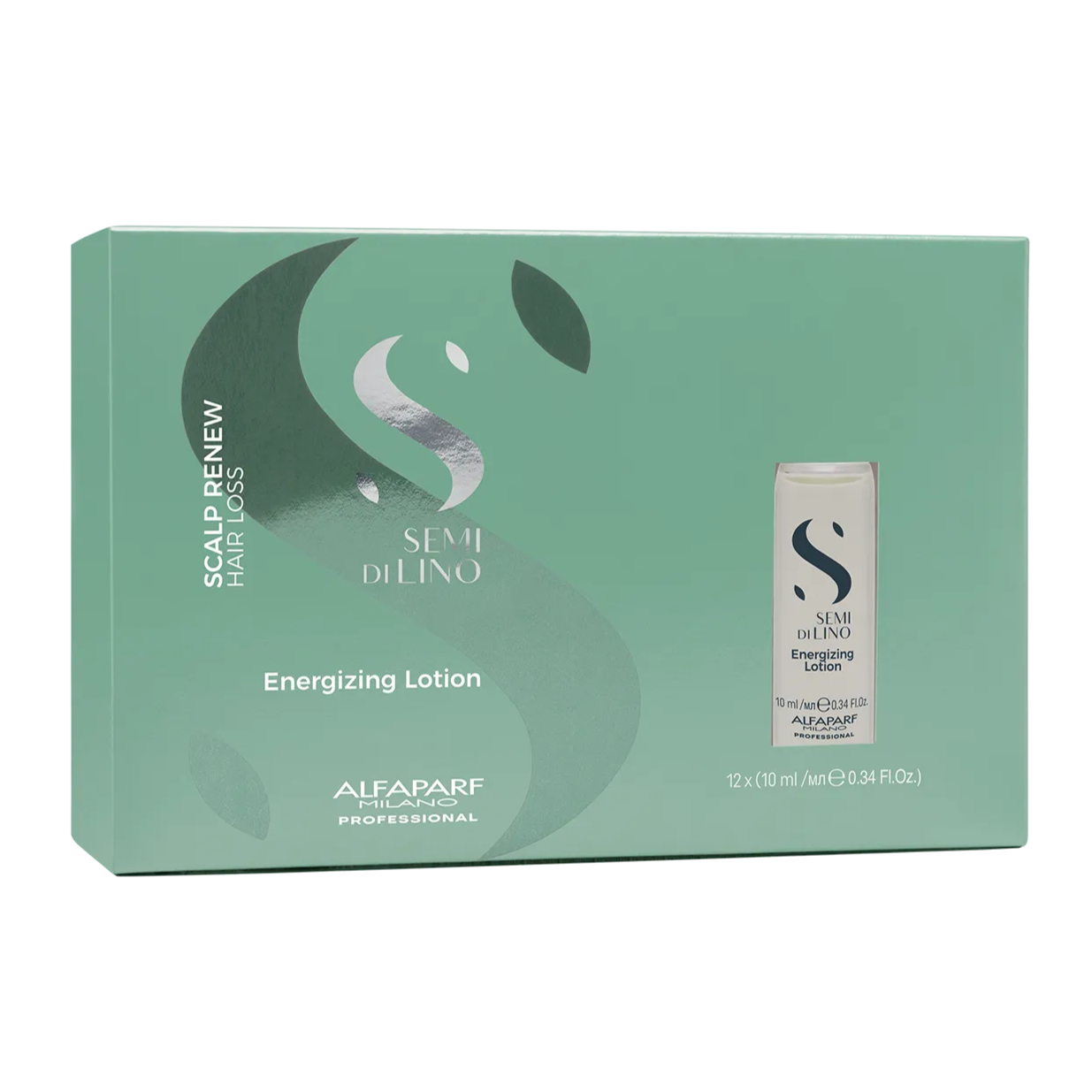 Alfaparf Milano Semi Di Lino Energizing Lotion 12 x 10ml, in packaging