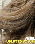 Hair with volume created using Wella Invigo Volume Boost Uplifting Care Spray
