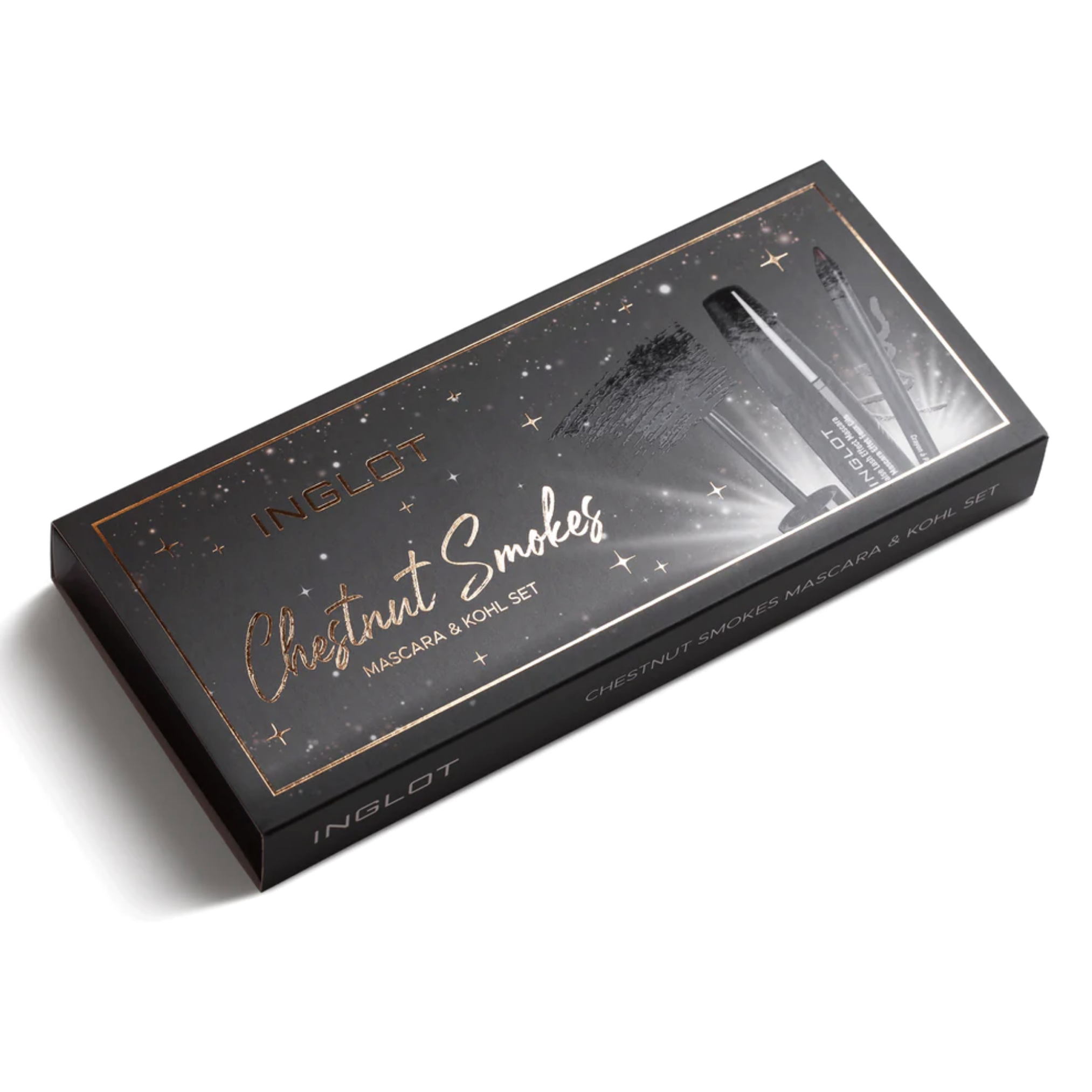Inglot Chestnut Smokes Mascara & Kohl Set, packaging