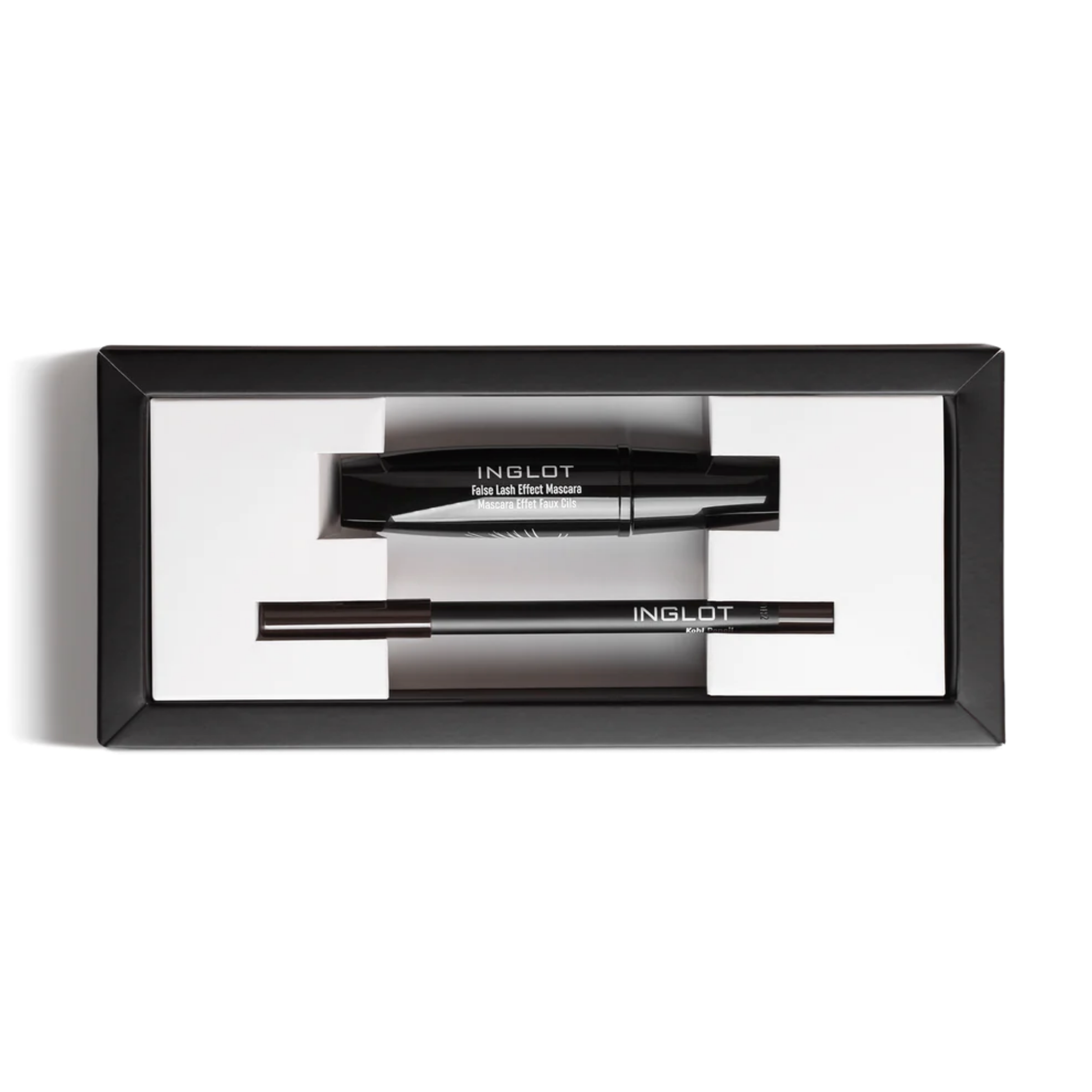 Inglot Chestnut Smokes Mascara & Kohl Set, open box