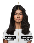 Model before and after using ghd Wave