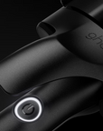 Close up of ghd Wave power button