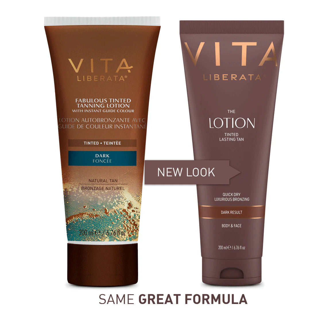 Vita Liberata The Lotion - Dark, new packaging