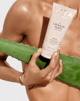 Model holding Vita Liberata Fabulous Gradual Tanning Lotion with Aloe Vera