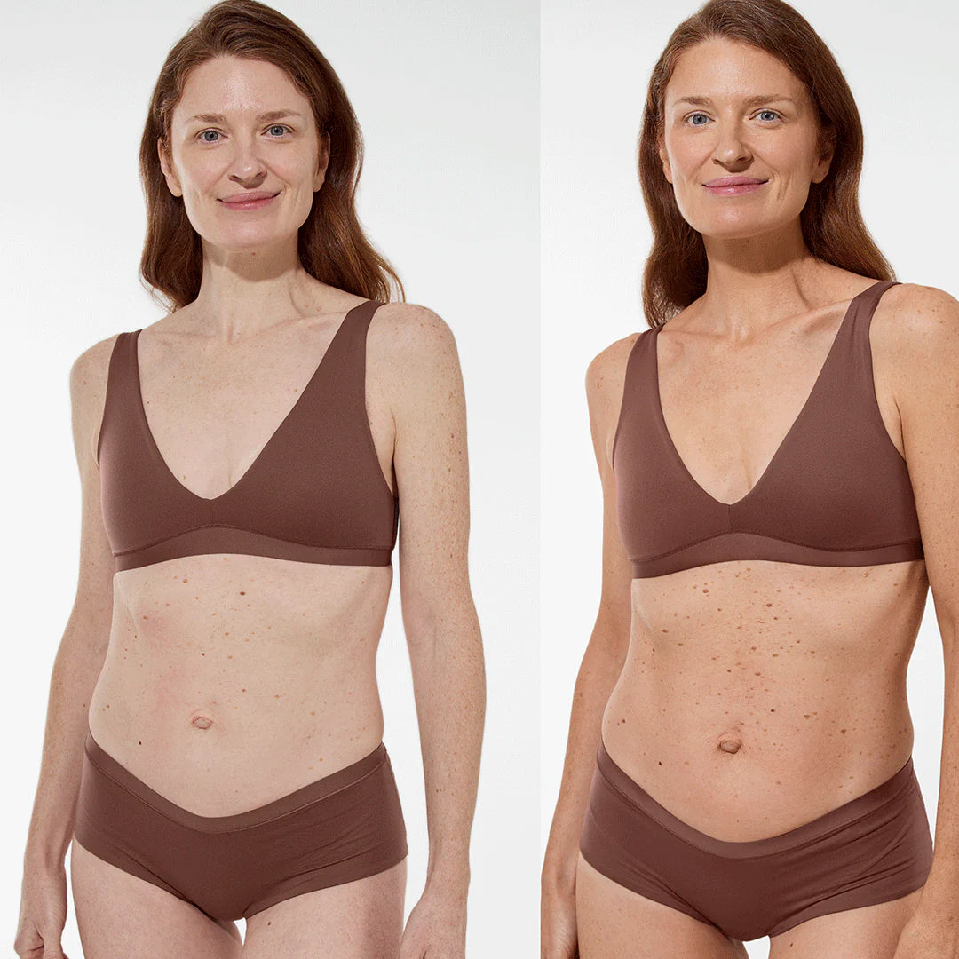 Before and after using Vita Liberata Fabulous Gradual Tanning Lotion