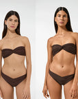 Before and after applying Vita Liberata The Lotion - Dark