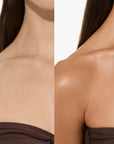 Close up of before and after Vita Liberata Original Body Blur - Medium application