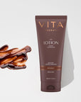 Vita Liberata The Lotion - Dark, with swatch