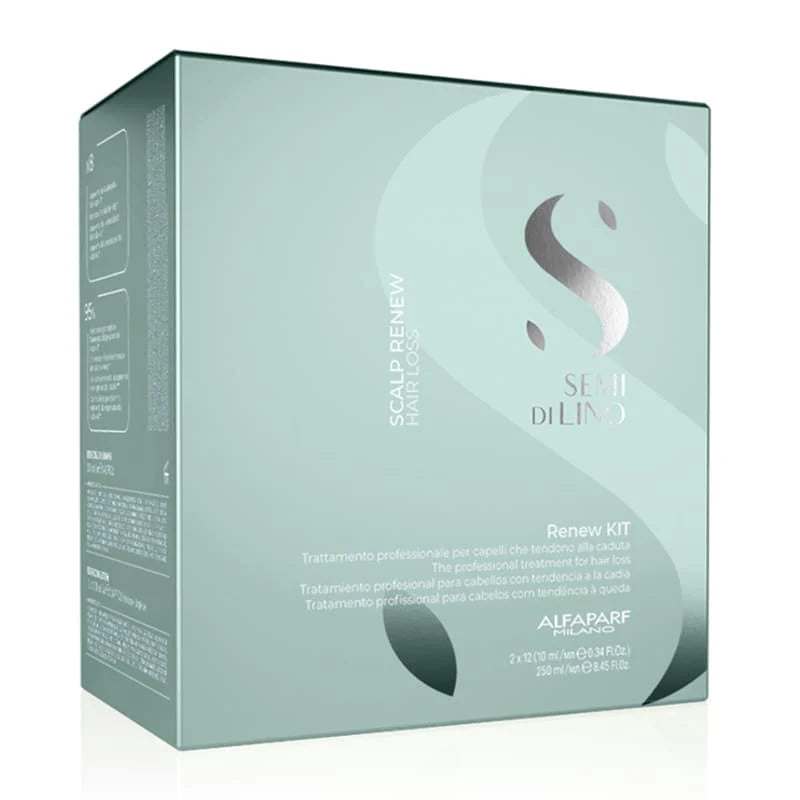 Alfaparf Milano Semi Di Lino Scalp Renew Hair Loss Kit