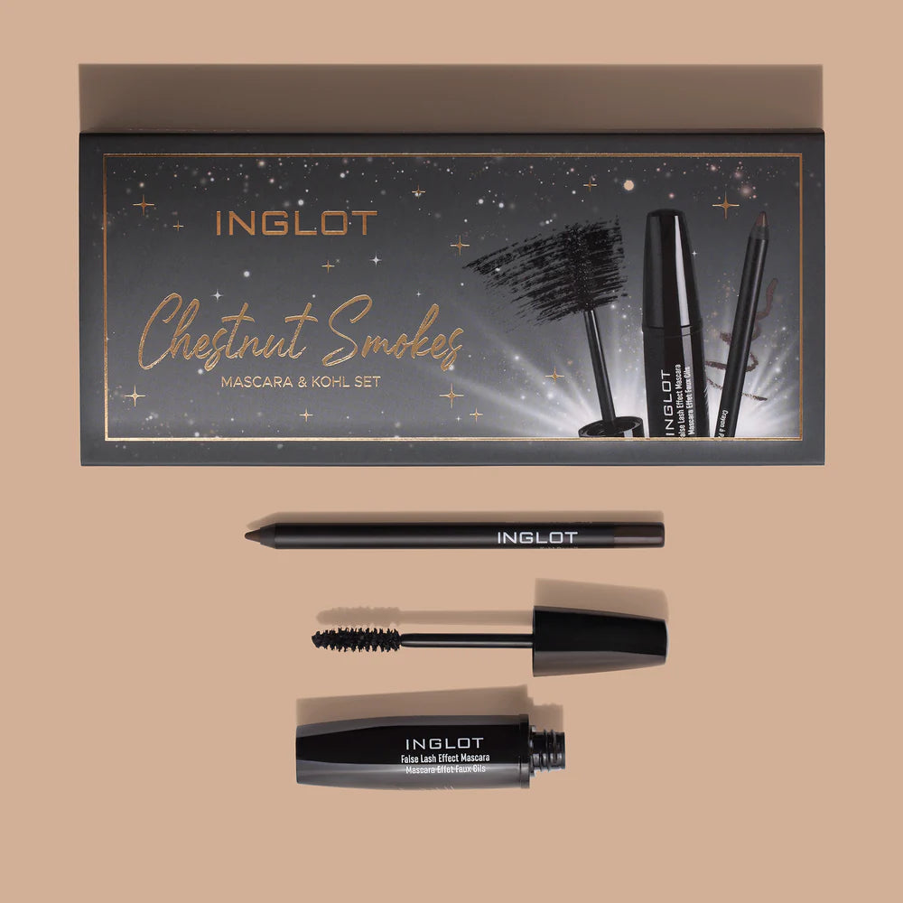 Inglot Chestnut Smokes Mascara & Kohl Set