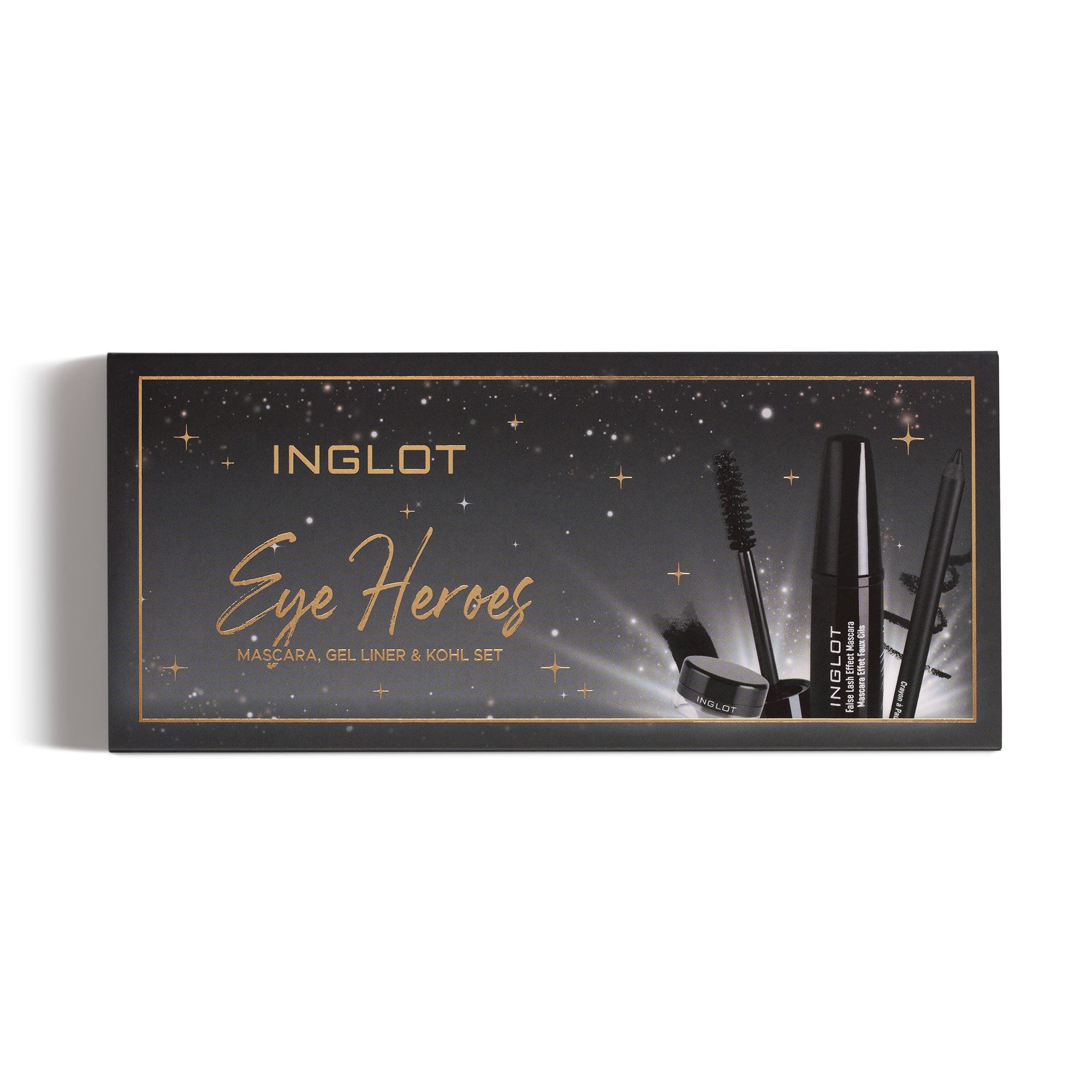 Inglot Eye Heroes Mascara, Gel Liner & Kohl Set