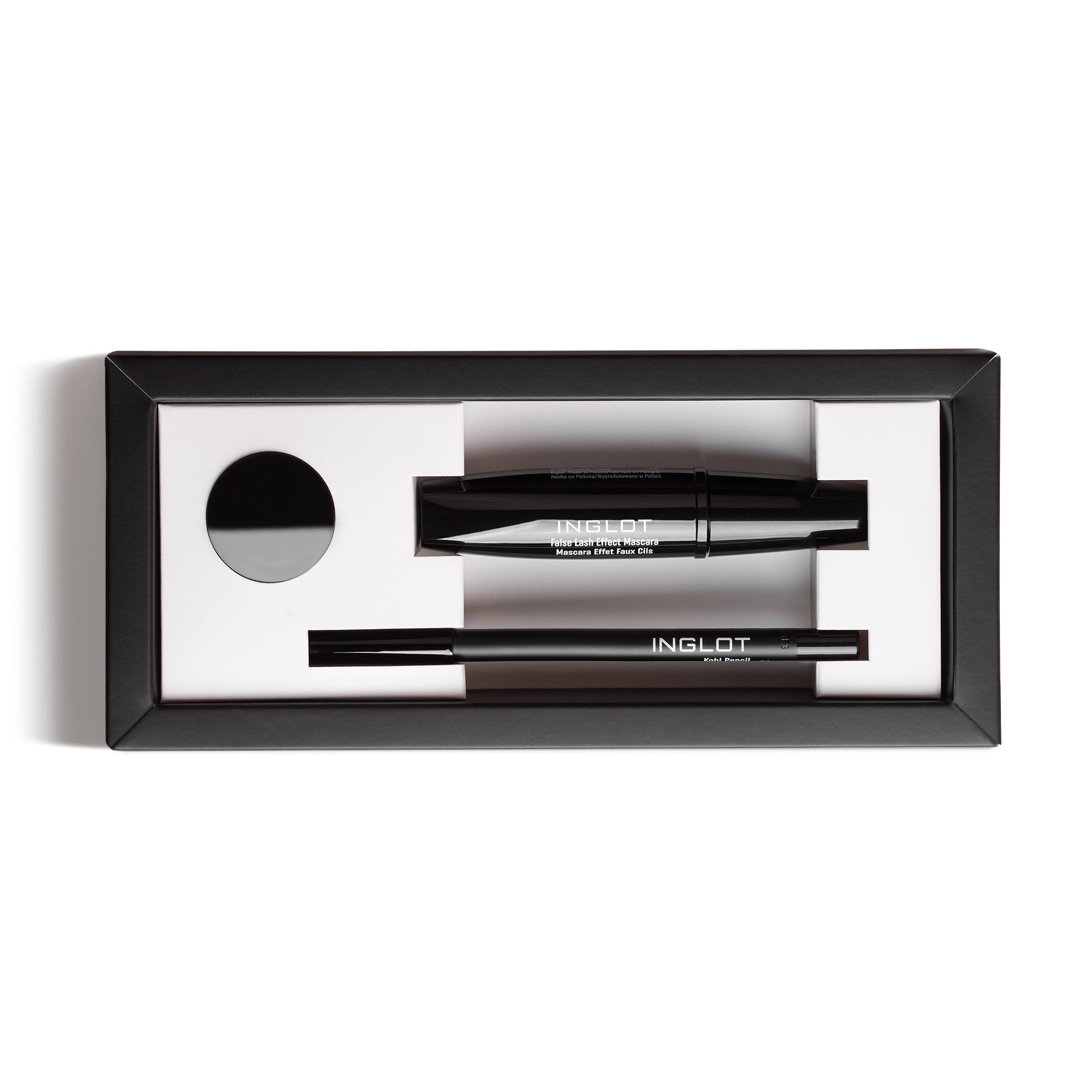 Inglot Eye Heroes Mascara, Gel Liner & Kohl Set, box open