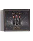 Inglot Lip Icons Mini Lipstick Trio Gift Set