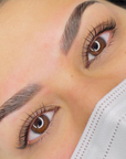Model after using Instalash LashBOOST SERUM – Lash & Brow Growth & Conditioning Serum