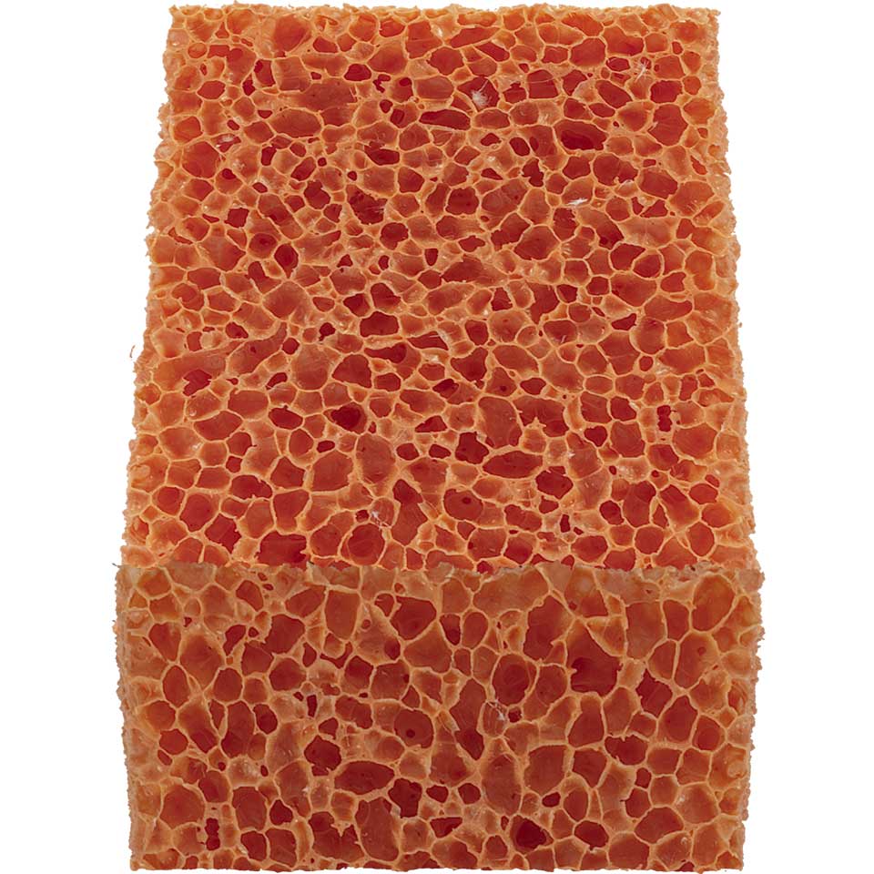 KRYOLAN Rubber Pore Sponge, side view