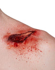 Wound created using KRYOLAN Cine-Wax