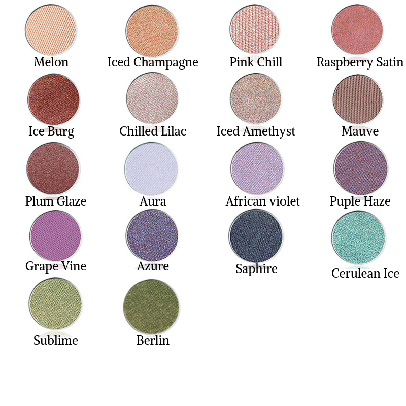 FACE atelier Eye Shadow, swatches 