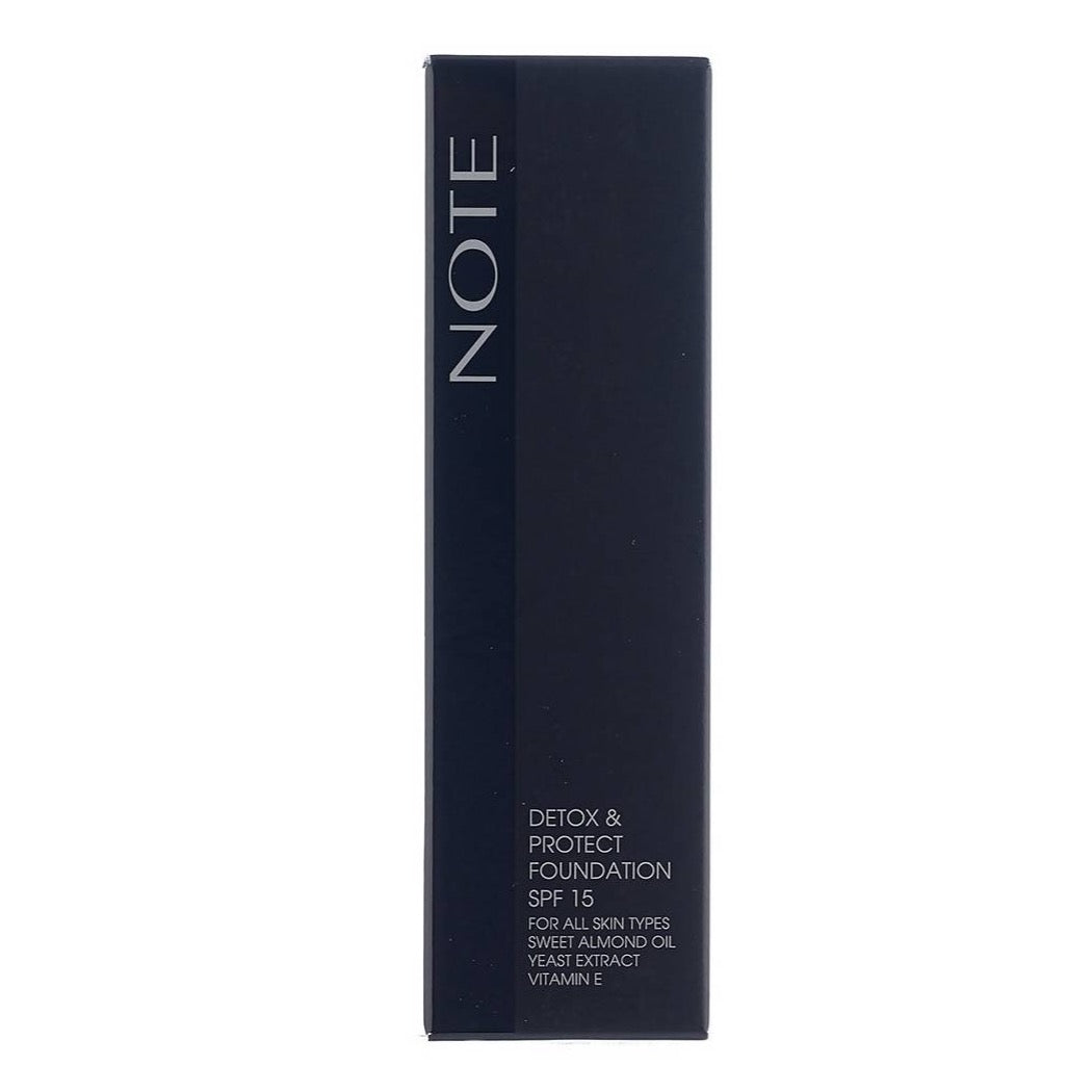 NOTE Detox &amp; Protect Foundation, packaging