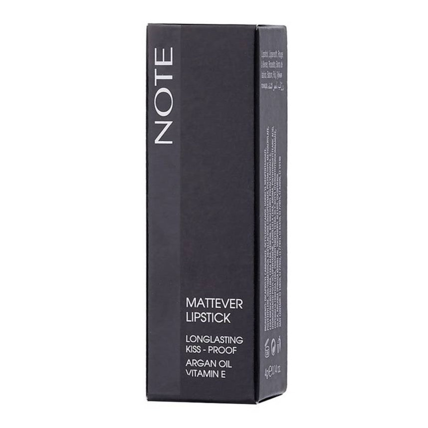 NOTE Mattever Lipstick, packaging