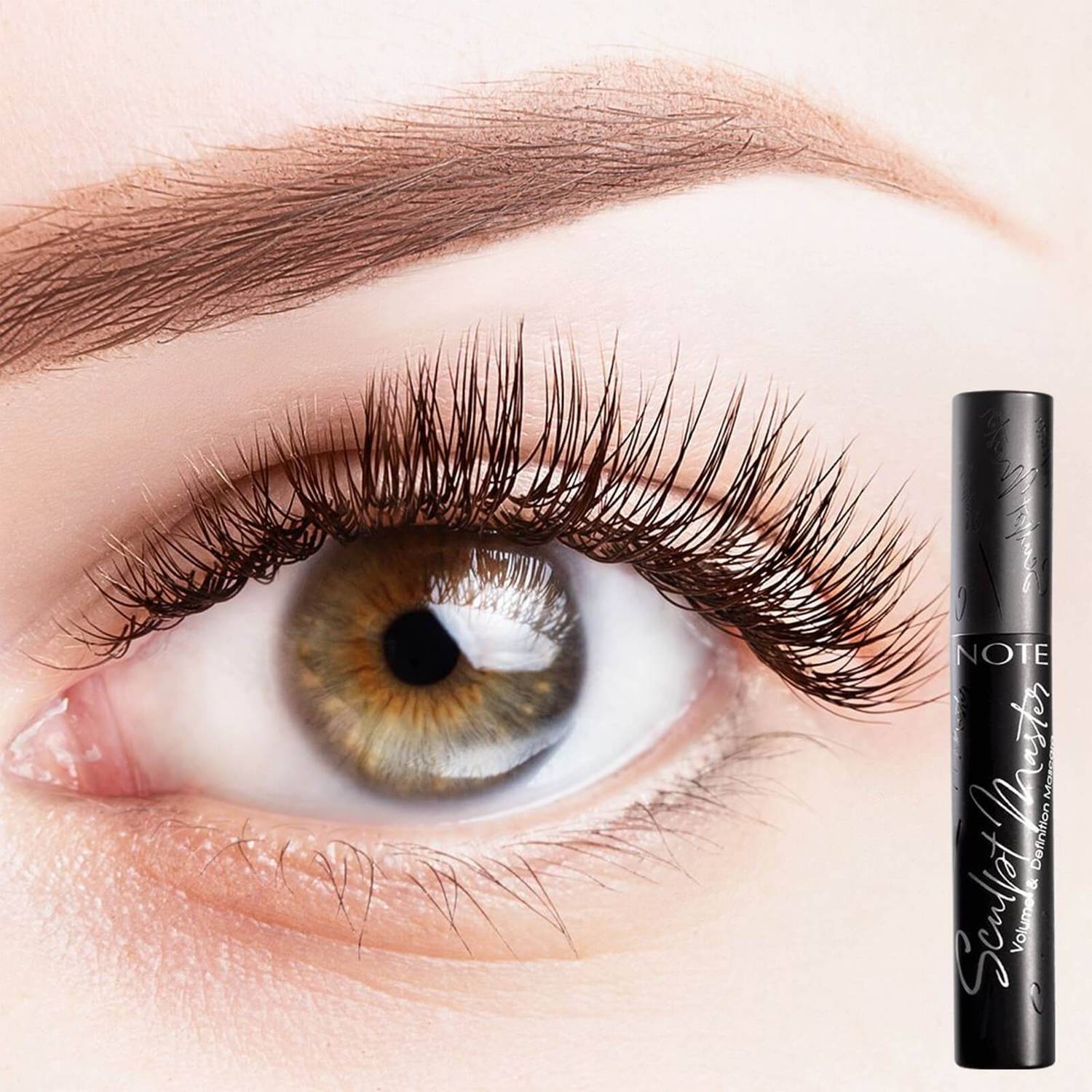 Model #2 wearing NOTE Sculpt Master Mascara