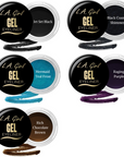 LA GIRL GEL LINER, swatches