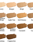 LA GIRL PRO.matte Foundation, swatches