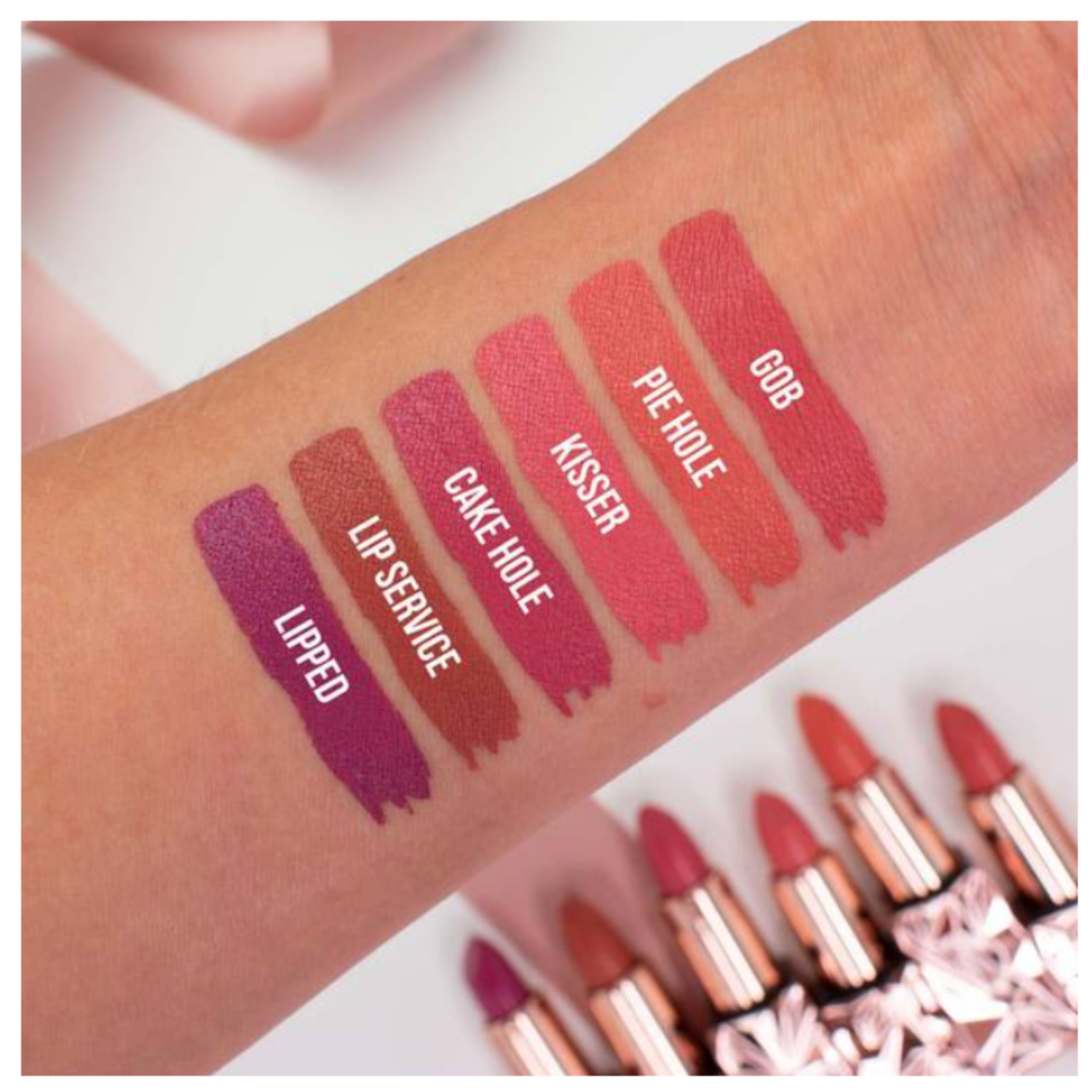 Oh My Glam MOUTH OFF! Lipstick, swatches