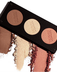 INGLOT X MAURA Glam & Glow Trio Palette Light and Swatch