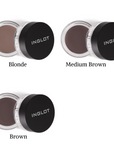INGLOT X MAURA Bad Ass Brow Liner Gel swatches