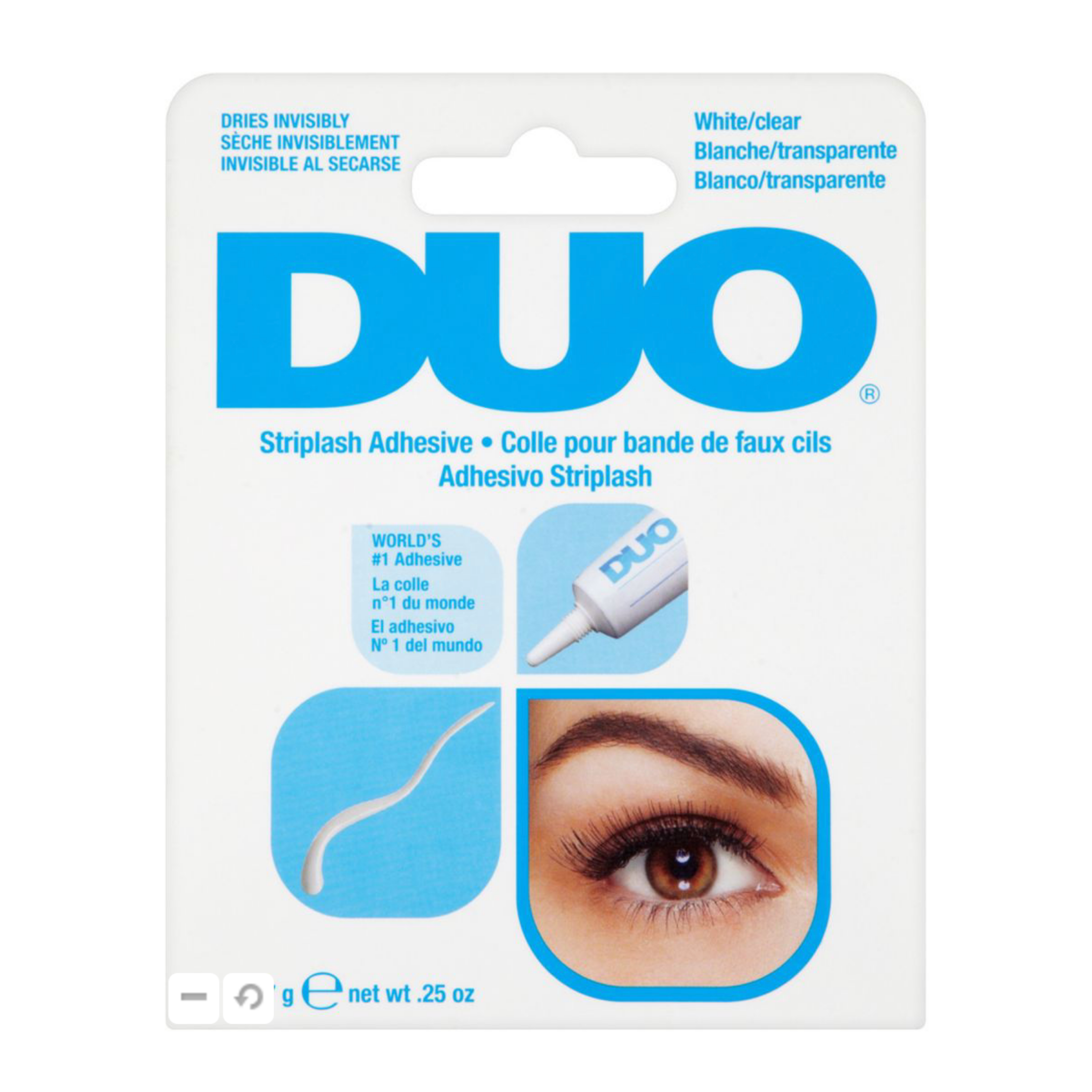 DUO Striplash Adhesive - White Clear, packaging