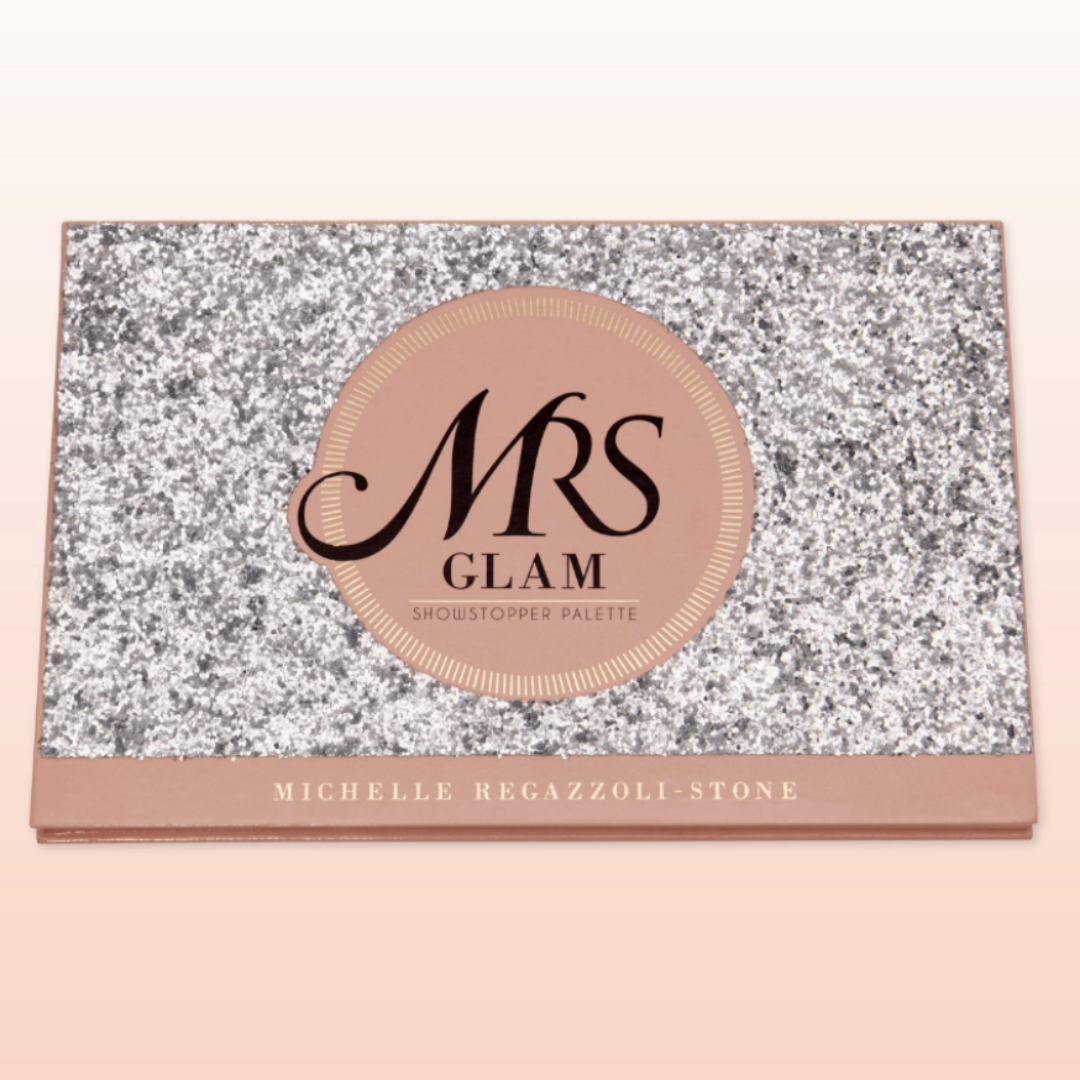 bPerfect X Mrs Glam Showstopper Palette closed