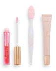 Revolution Kiss & Go Lip Care Gift Set, open products
