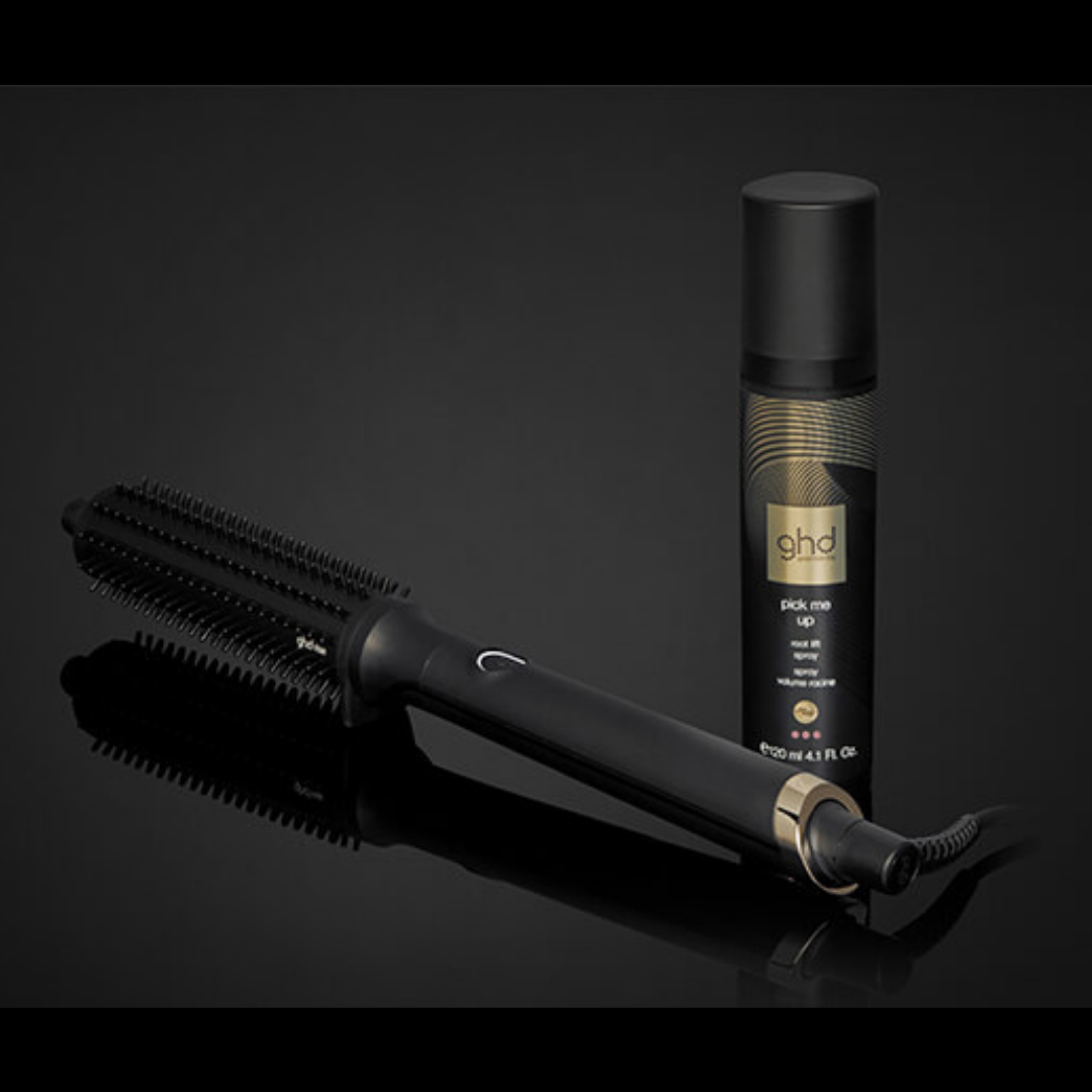 GHD Pick Me Up - Root Lift Spray, with GHD Rise Hot Brush