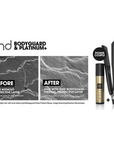 GHD Bodyguard - Heat Protection Spray, before and after