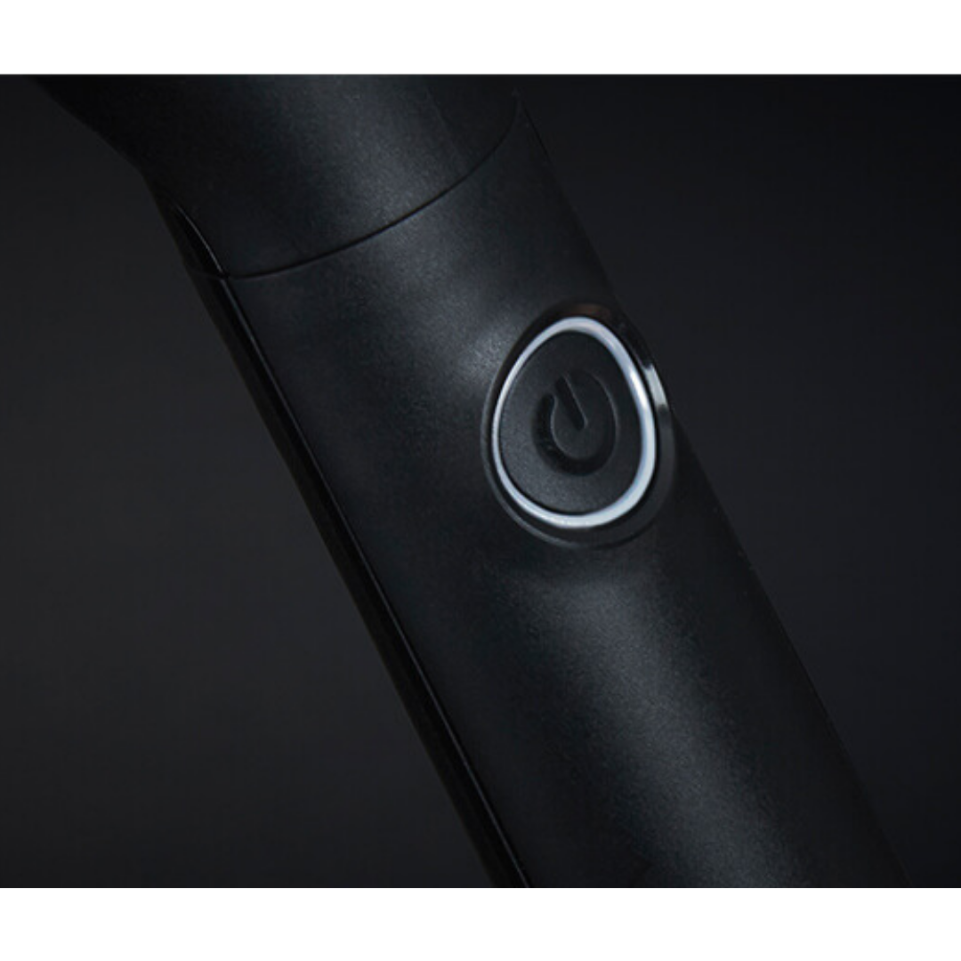 GHD Curve Classic Wave Wand, close up of power button