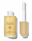 MILANI PREP + SOOTHE CAMELLIA FACE OIL open bottle