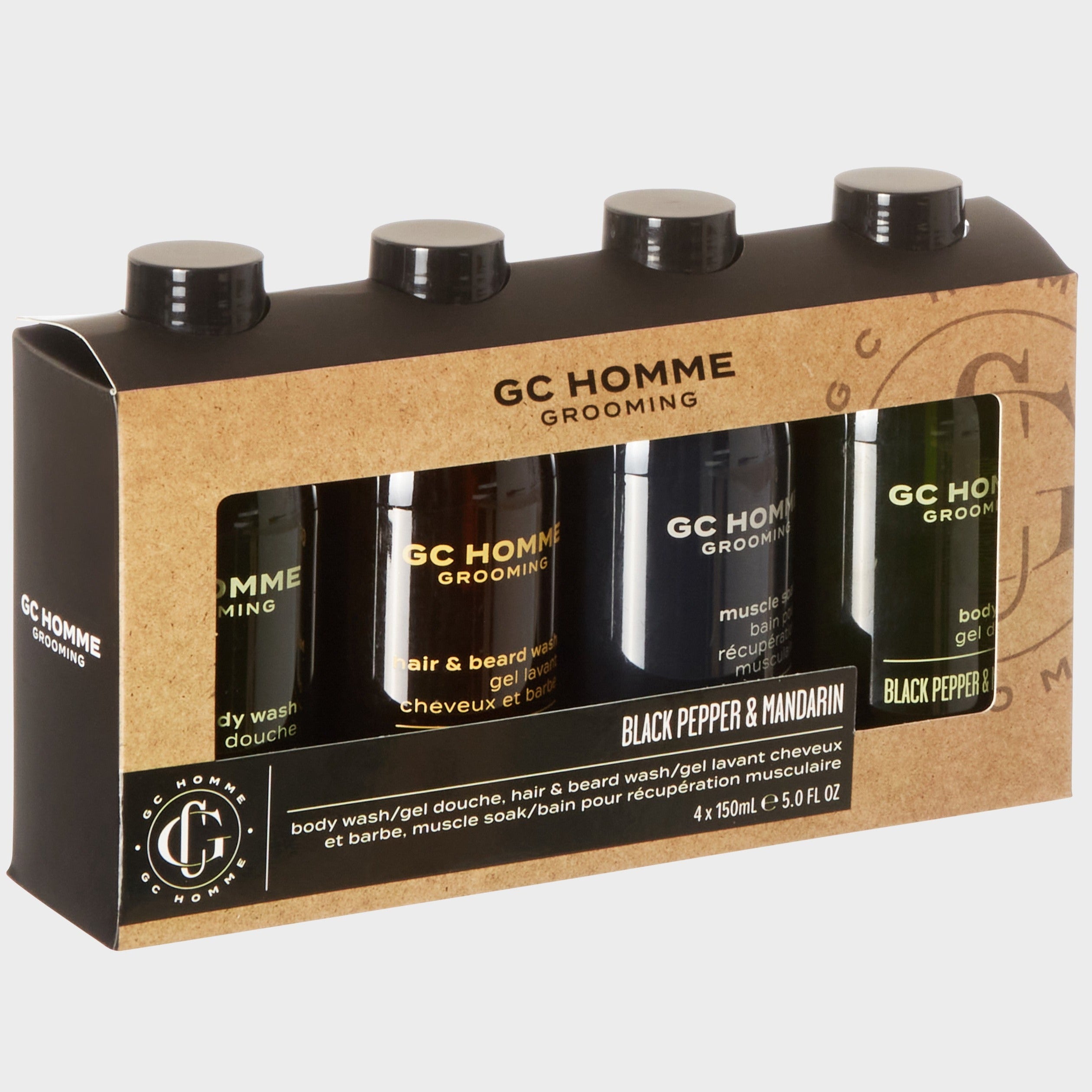 The Luxury Bathing Company - GC Homme Black Pepper & Mandarin Line Up